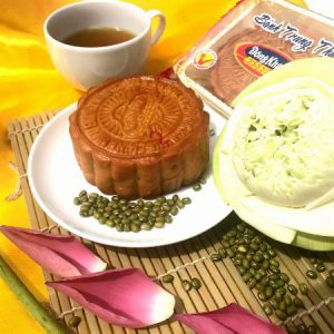 Bánh trung thu chay đậu đỏ 150 g