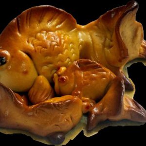 CÁ ĐÀN NHÂN ĐẬU XANH-200g -1 trứng