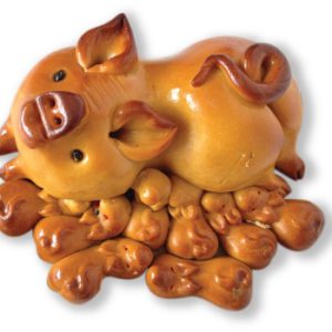 HEO ĐÀN 2 nhân đậu xanh -1 CÂN (600g)-2 trứng